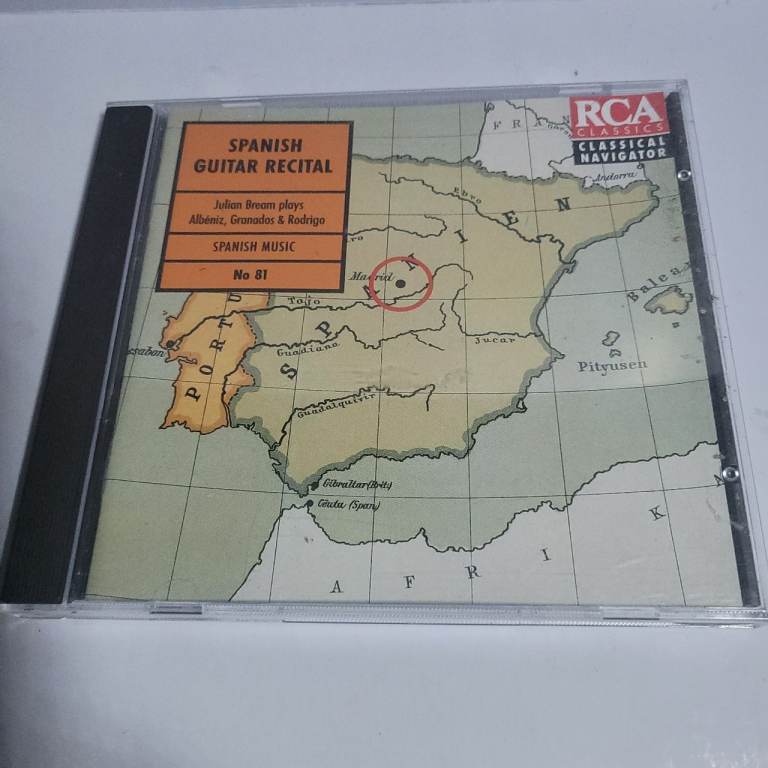 Isaac Albéniz Spanish Guitar Recital (CD) Album Like New Condition aa13