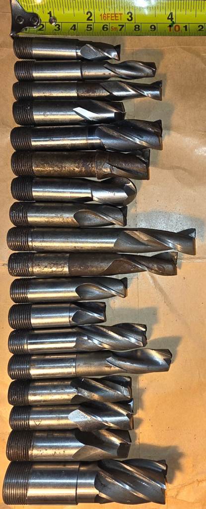 HSS MACHINE DRILL BITS x18 - VERY CHEAP - READ DESCRIPTION PLEASE.
