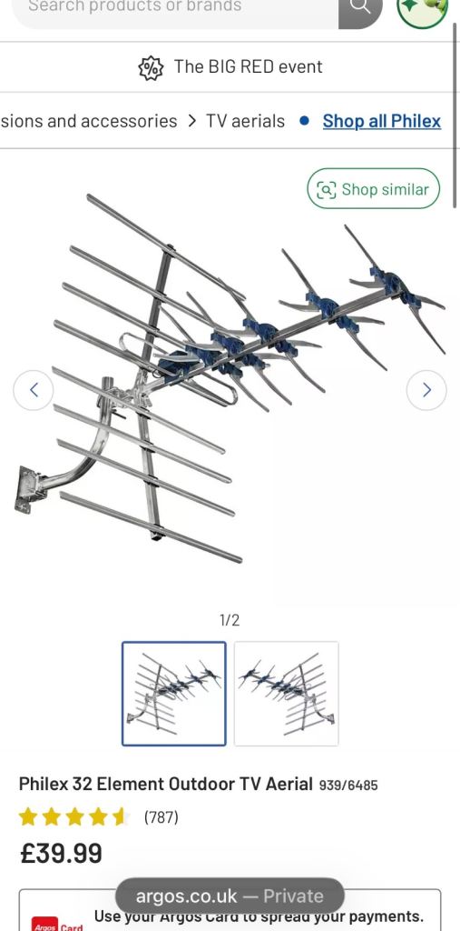 Philex 32 Element Outdoor TV Aerial