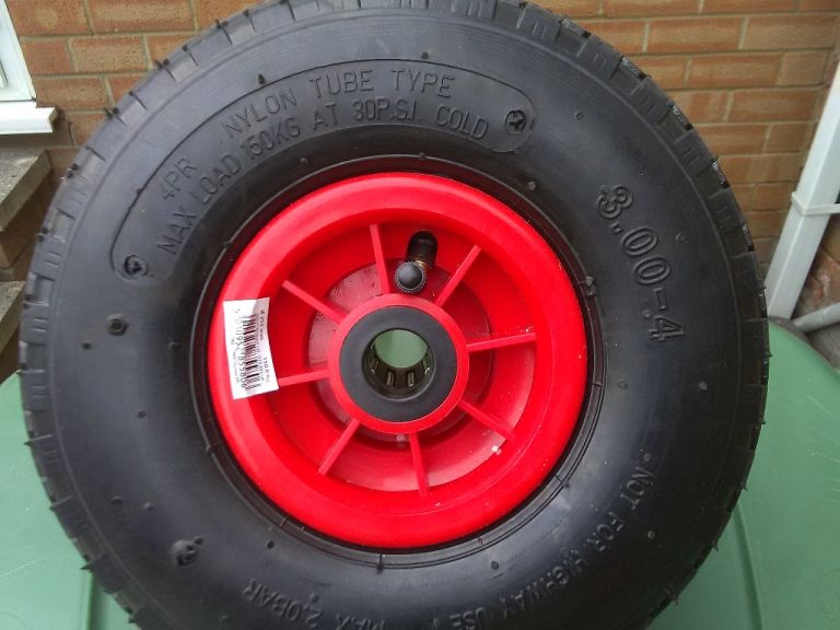 FISHING/SACK TROLLEY WHEEL 10" IN DIAMETER - BRAND NEW 