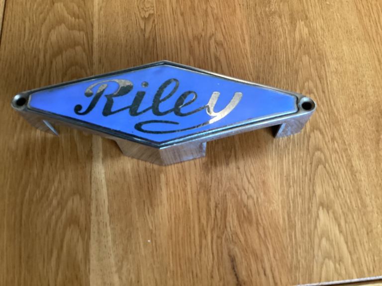 Riley name plate