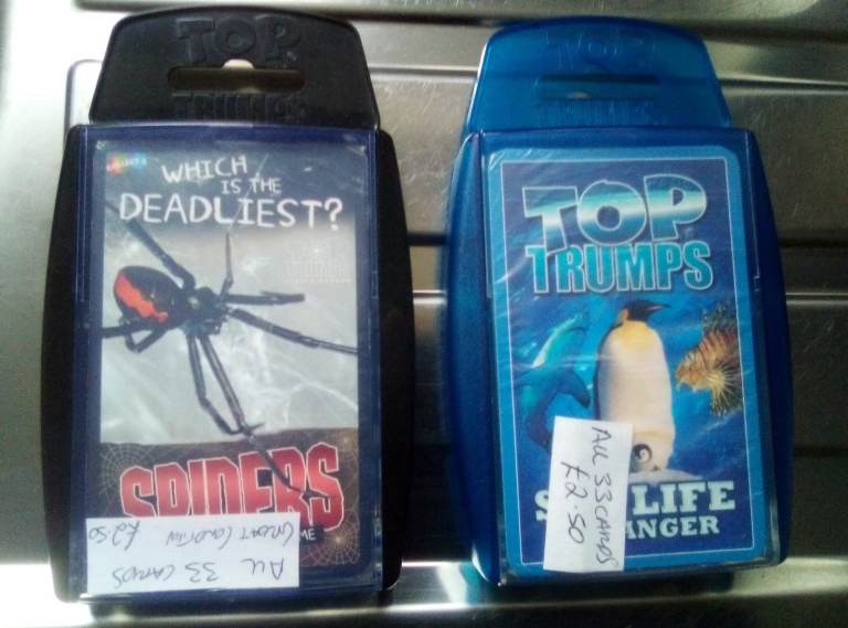 image for Top Trump sets, Christmas Snap cards and 4 In A Row Game