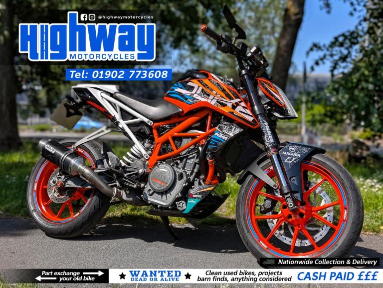 2018 KTM 390 Duke (15k Miles) A2 with Warranty & 12 Months MOT