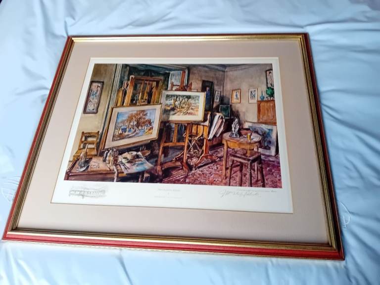 James McIntosh Patrick Print The Artist's Studio Print Signed Limited Edition No.400/850.