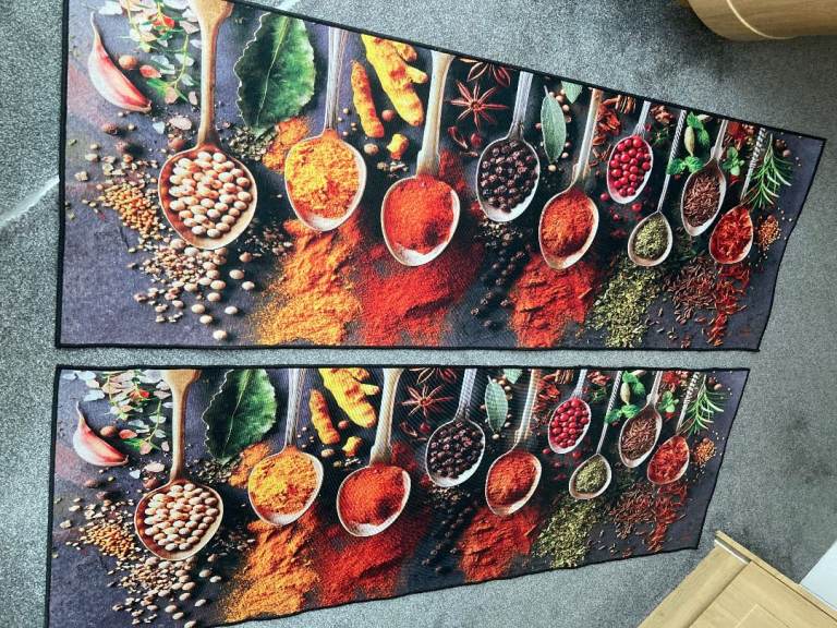 Kitchen Runner Mat x2