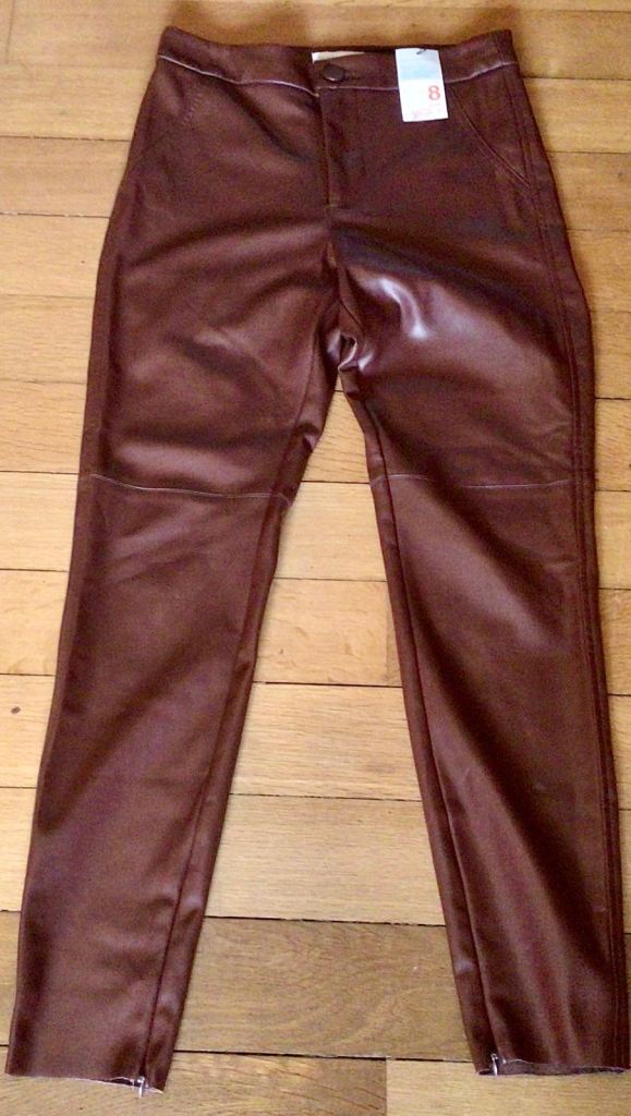 New Faux leather trousers/ leggings