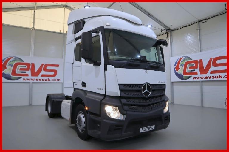 2017 (17 PLATE) Mercedes Benz ACTROS 1840 4x2 Euro 6 Tractor Units