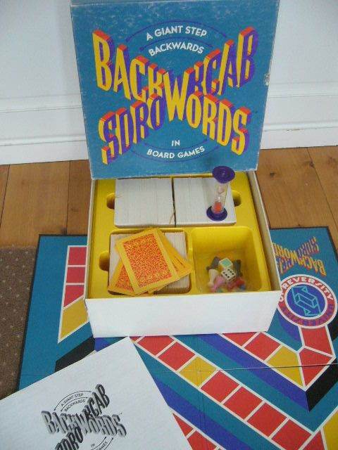 Backwords classic board game for friends and family £2