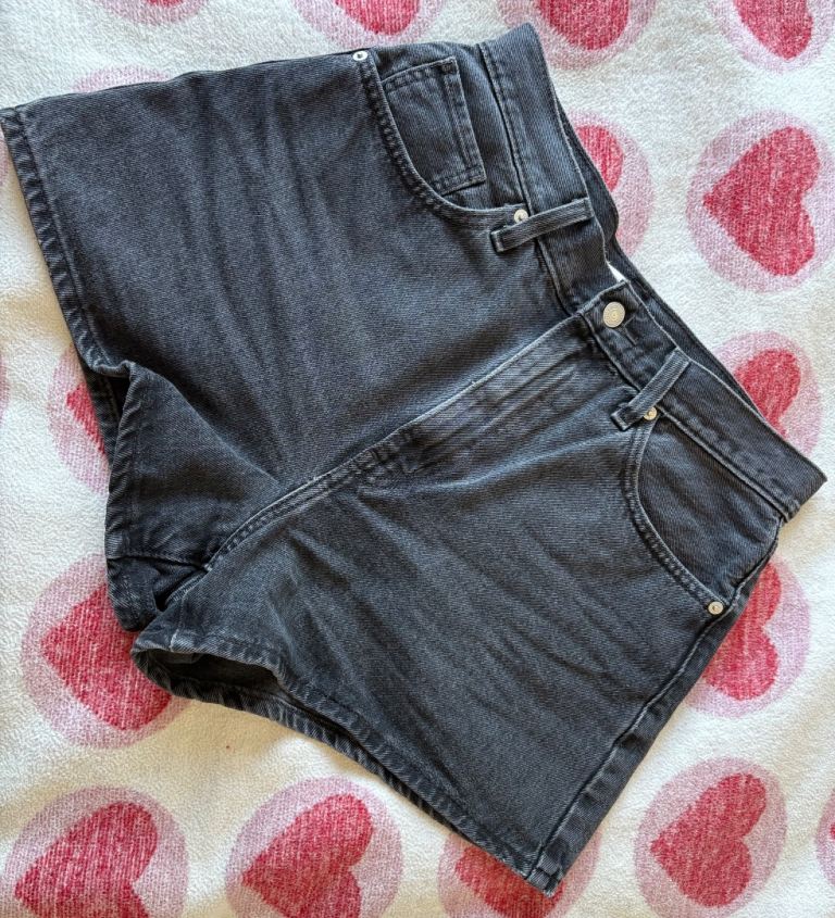 Levi's Black Denim Shorts - Good Condition