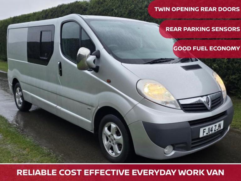 2014 Vauxhall Vivaro 2.0CDTI [115PS] Sportive Van 2.9t Euro 5 PANEL VAN Diesel Manual