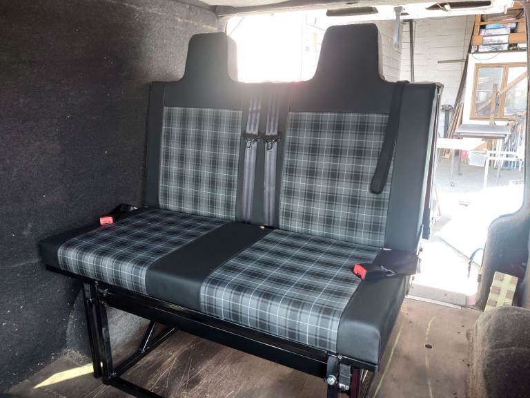 New, Grey GTI Tartan 3/4 Rock and roll bed, delivery available, other styles in stock.