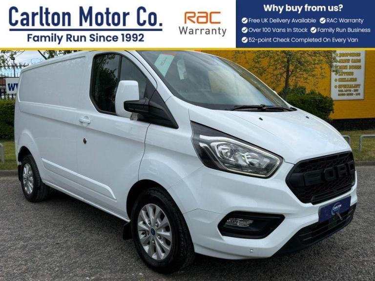 2022 Ford Transit Custom 2.0 300 EcoBlue Limited Panel Van 5dr Diesel Manual L1 
