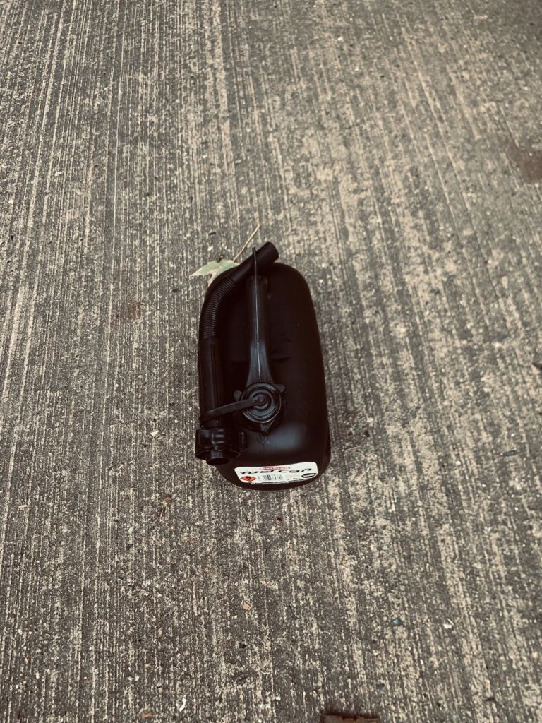 Black Petrol Can