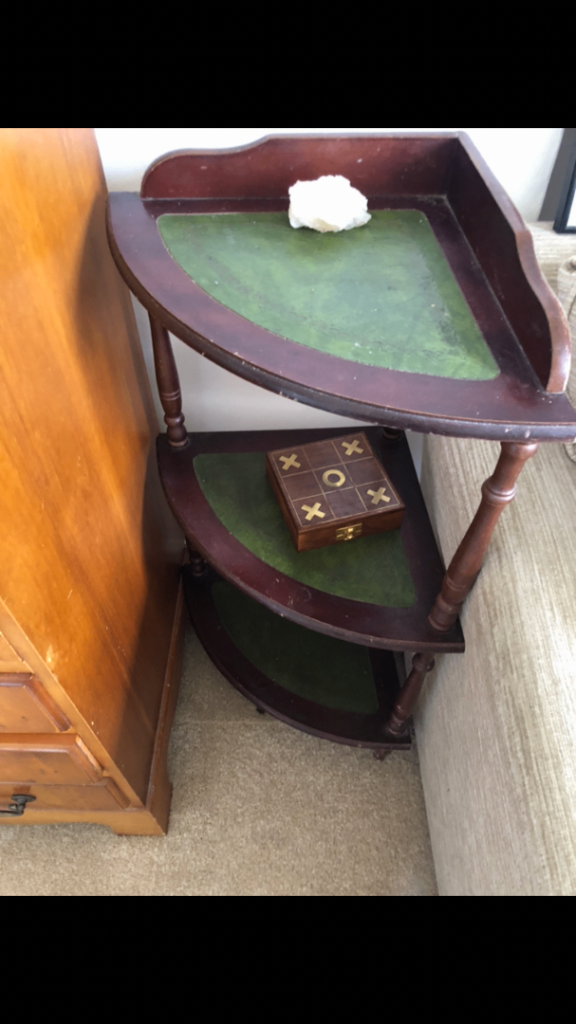 Vintage corner table