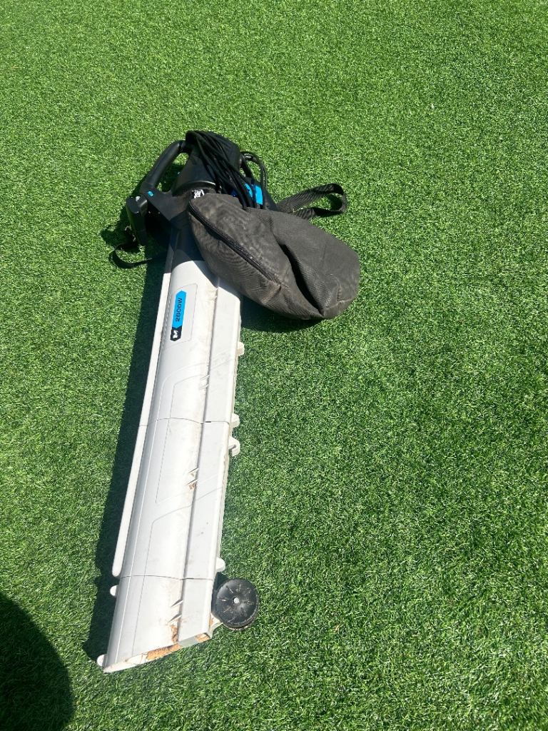 Electric leaf blower and garden vacuum