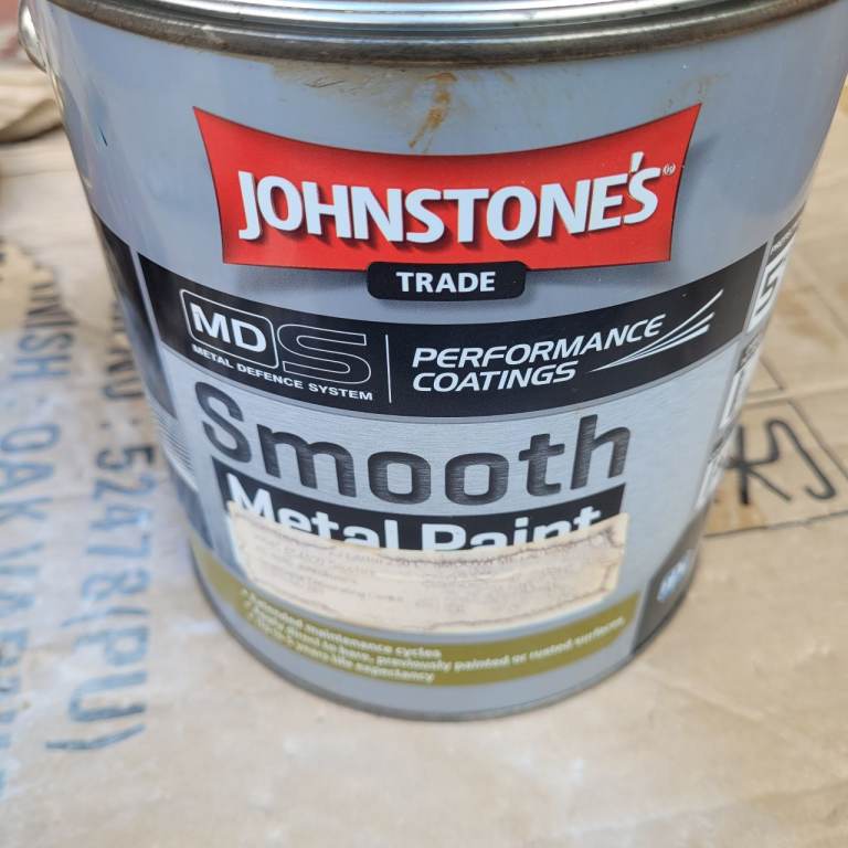 Trailer metal paint smooth blue johnsons saphire 2.5l rrp£65