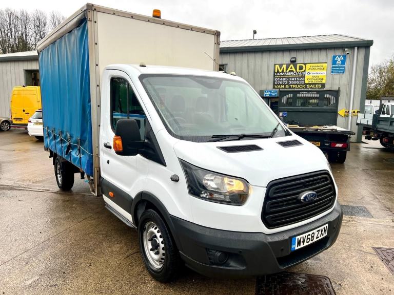 Ford Transit 350 L3 2.0tdci 130ps Curtainsider 2018/68 Registration 