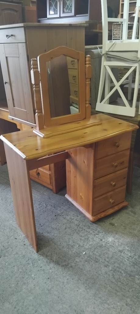 image for Small dressing table and mirror
