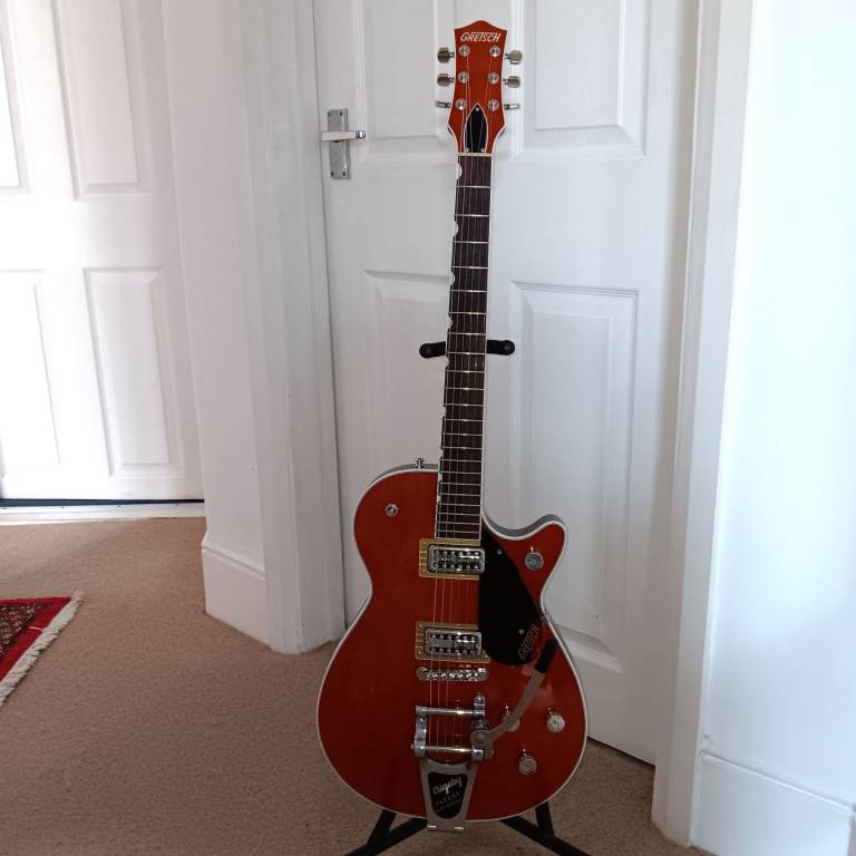 2019 Gretsch G6128T Players Edition Jet FT with Bigsby Roundup Orange 