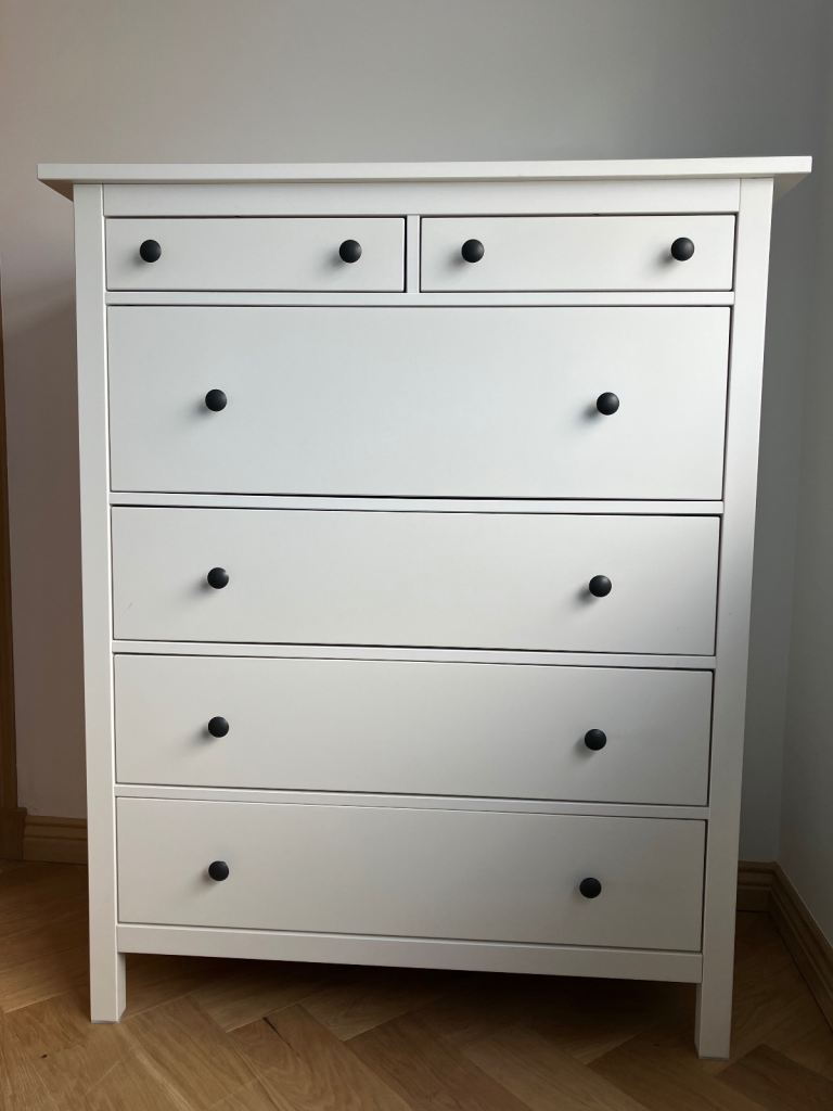 IKEA HEMNES - White Chest of Drawers - Good Condition