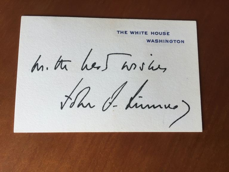Facsimile of President Kenndey's Autograph