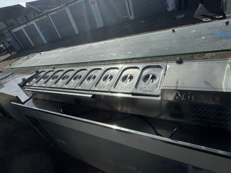 Commercial pizza table top salad fridge cafe shop restaurant 