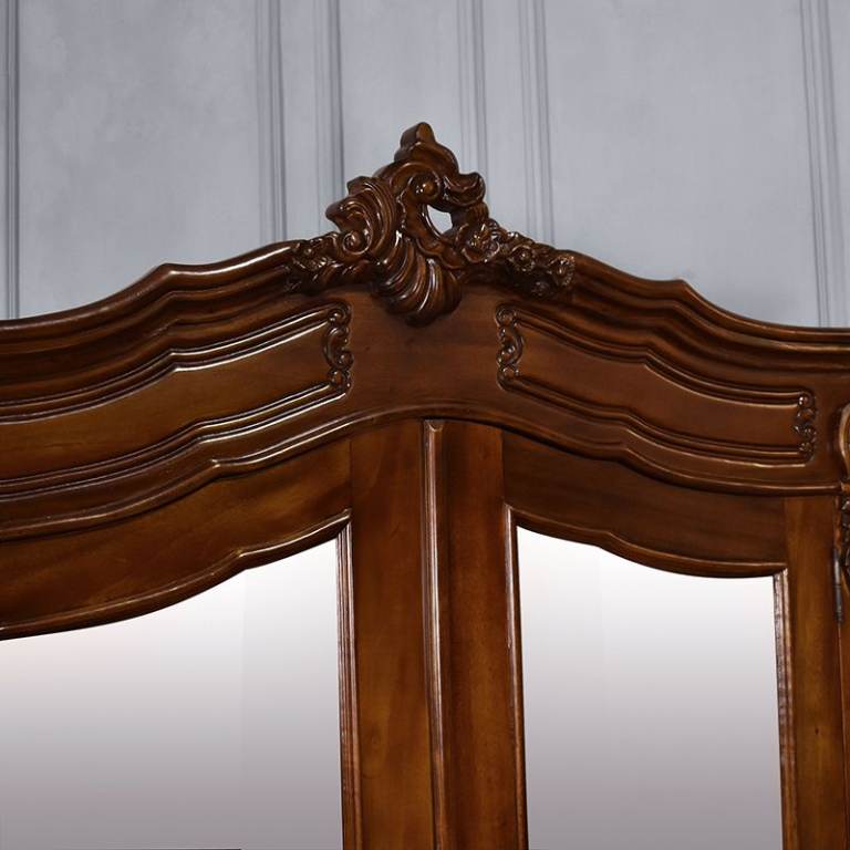 Masterpiece La Rochelle Handmade French Antique Style Mirrored Wardrobe / Armoire - Brand New