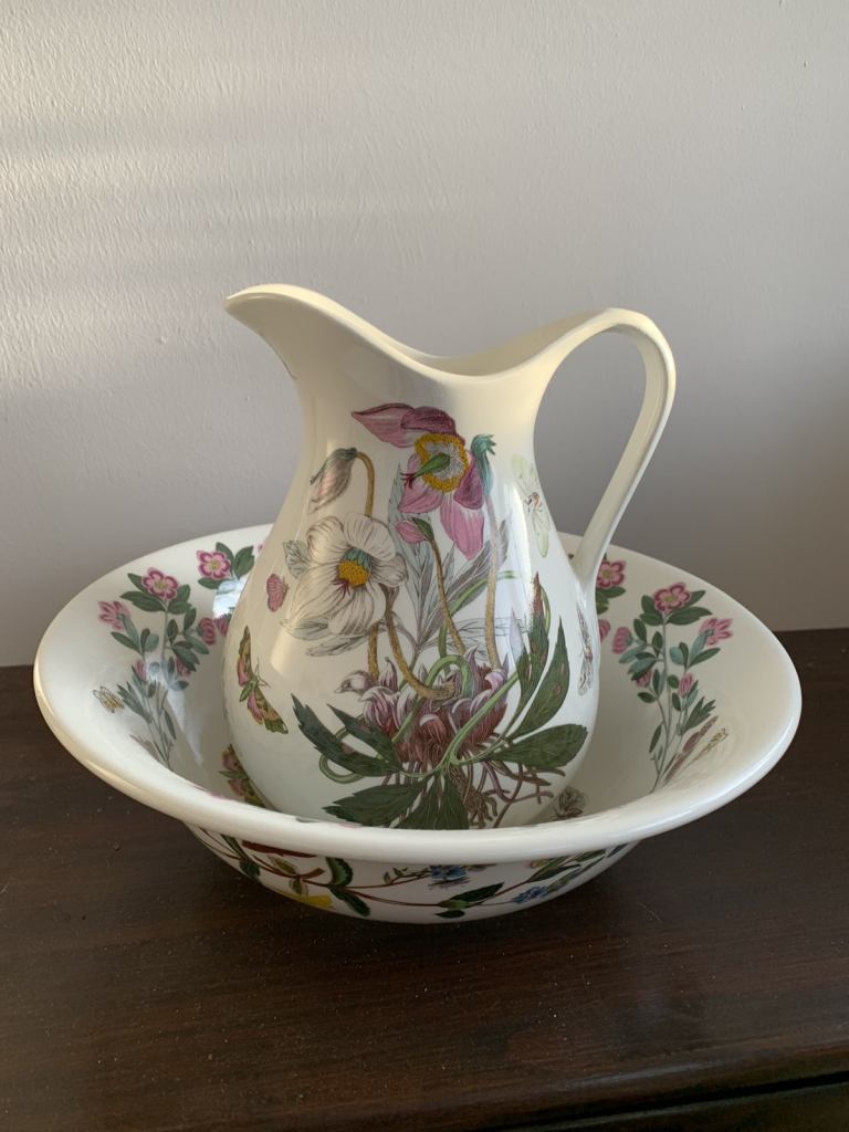 “ Portmeirion “ Water jug & bowl .circa 1972