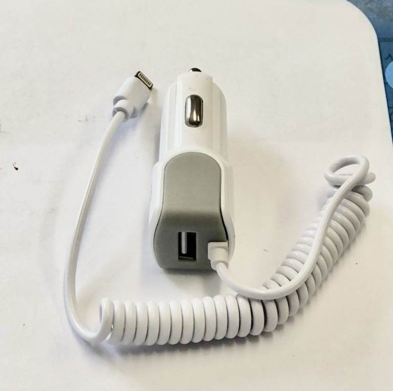 Apple iPhone Car Charger With USB Port