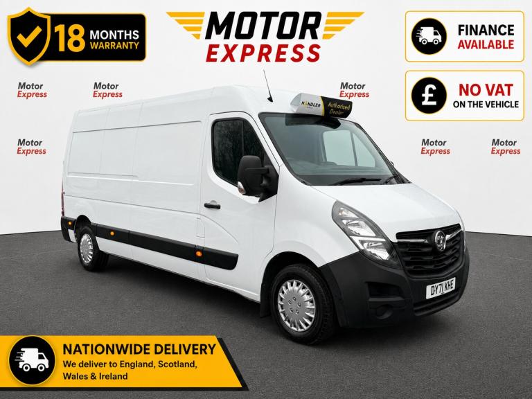 2021 Vauxhall Movano 2.3 Turbo D 135ps H2 Van PANEL VAN Diesel Manual