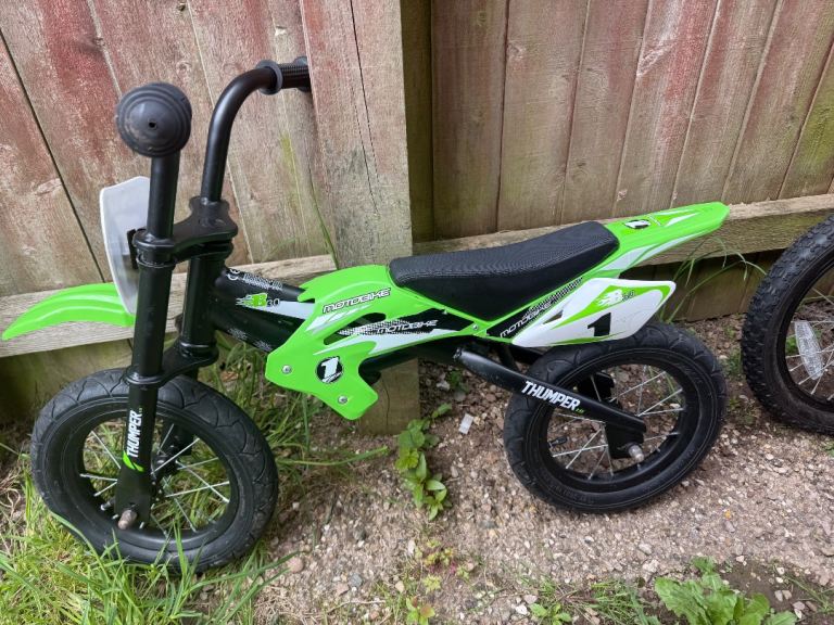 Kids motorcross style balance bike 