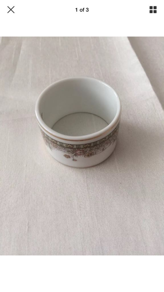 Noritake “Morning Jewel” napkin ring 
