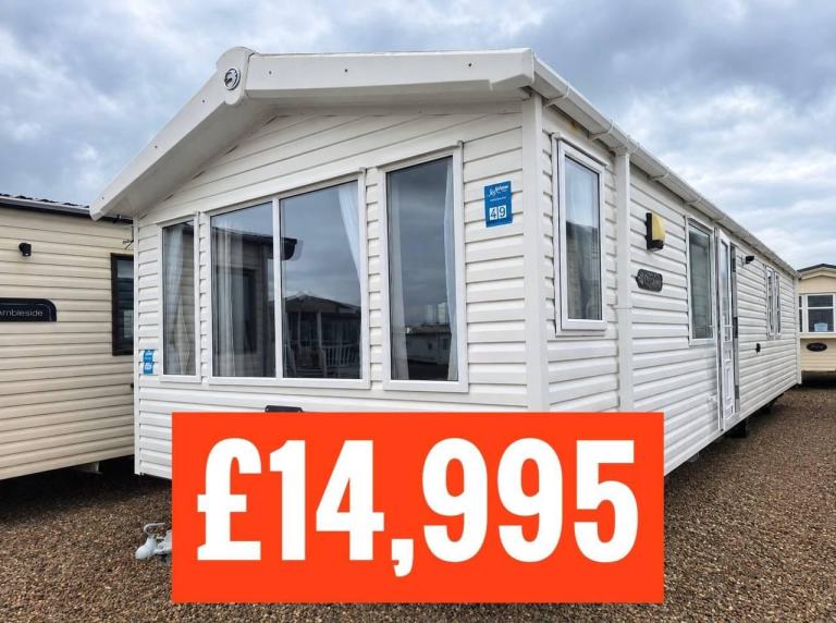 OFF SITE static caravan Scotland double glazed & heated 3 bed Swift Bordeaux