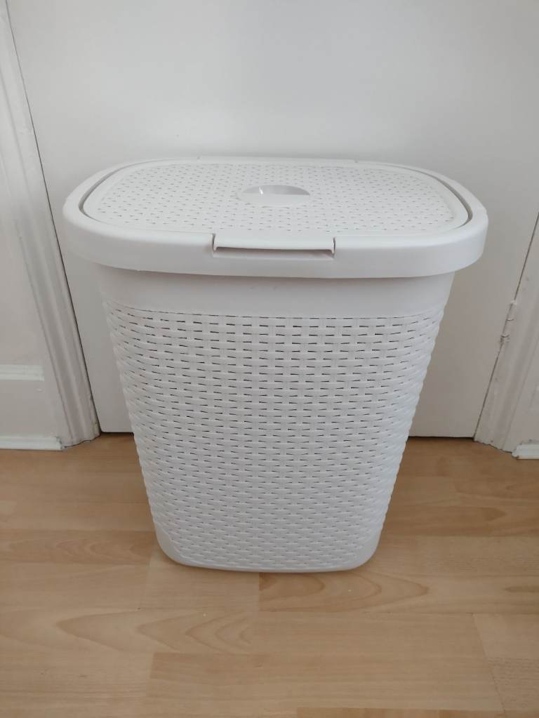 Cream Addis Rattan 50 Litre Laundry Basket