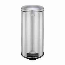 Two metal kitchen bins