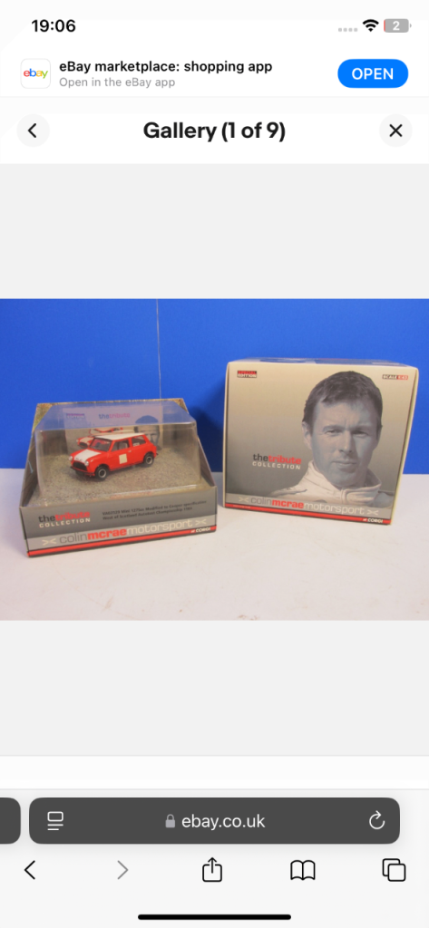 Corgi Colin McRae Motorsport Diecast Car – The Tribute Collection