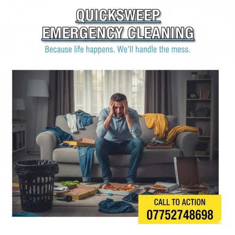 Quicksweep emergency cleaning 
