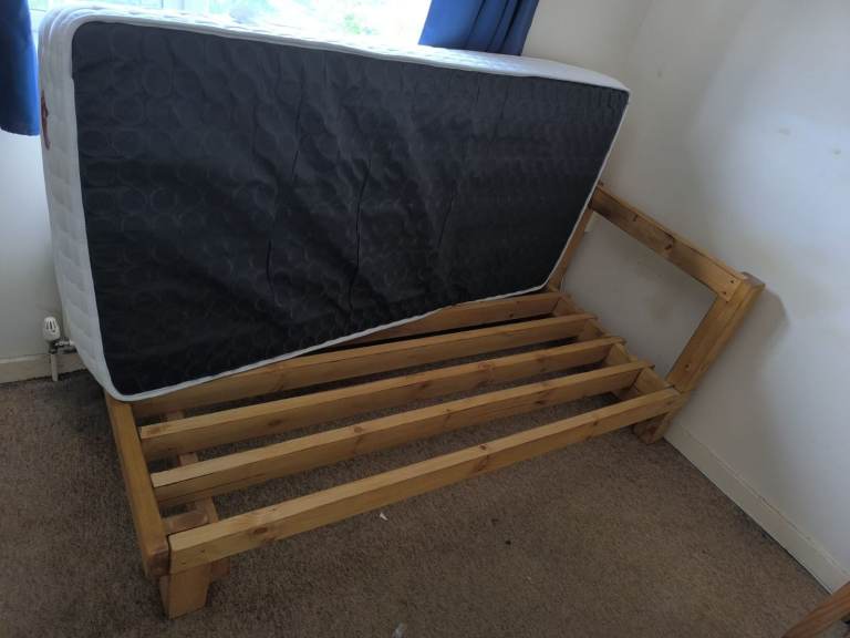 Single Barn Solid Pine Bed Frame ONLY – Good Condition
