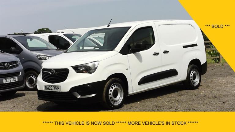 2022 Vauxhall Combo 2300 DYNAMIC L2 LWB,SAT NAV,AIR CONDITIONING,PARKING SENSORS AND MORE Panel V...