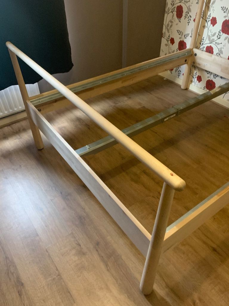 Kingsize Bed frame from Ikea - Gjora - Solid Birch