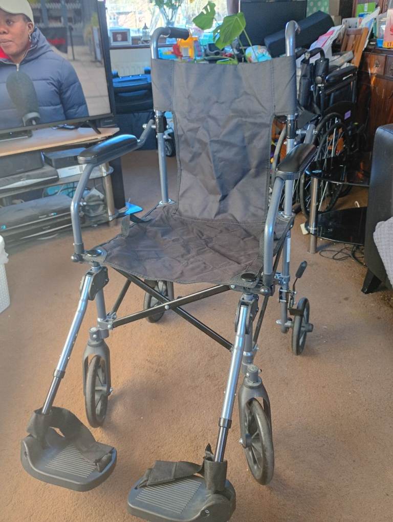 CareCo Fold & Go Travel Wheelchair – Lightweight Compact Folding Design