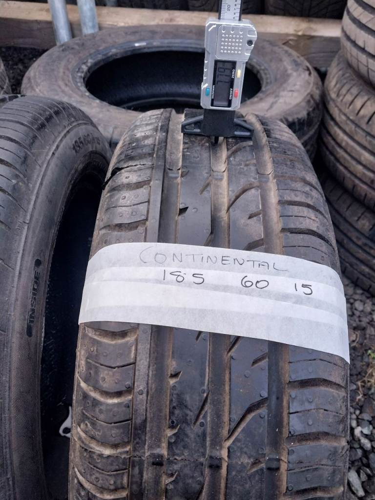 Part worn tyres Continental 185 60 15 - set of 2