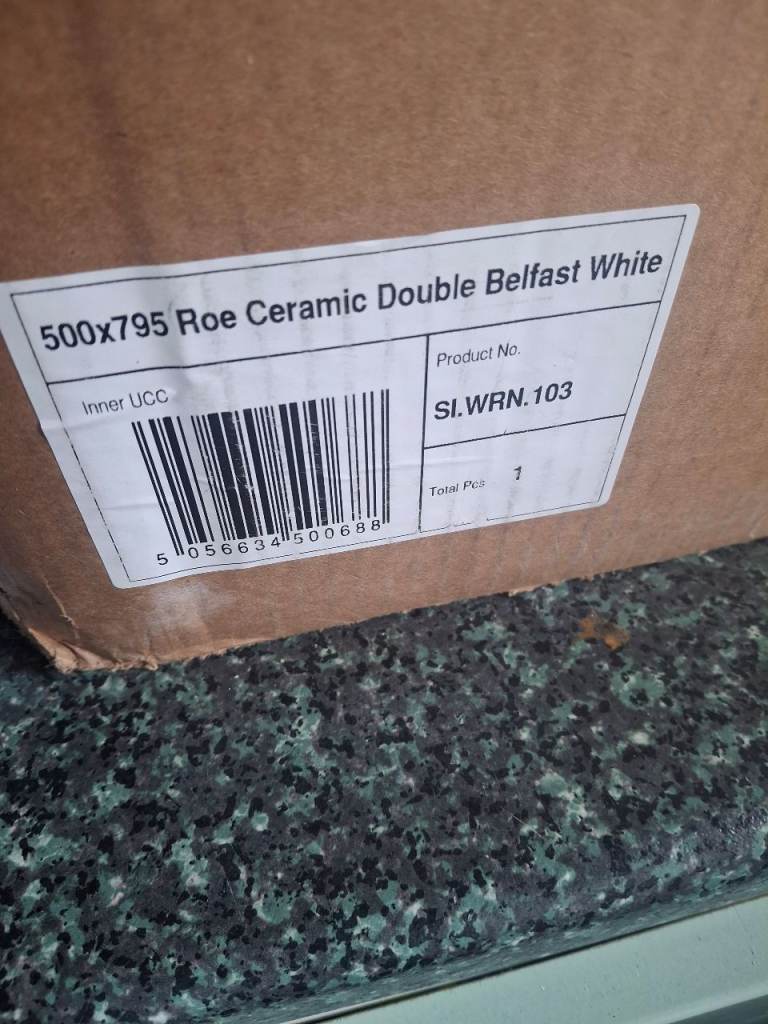 roe ceramic double belfast sink