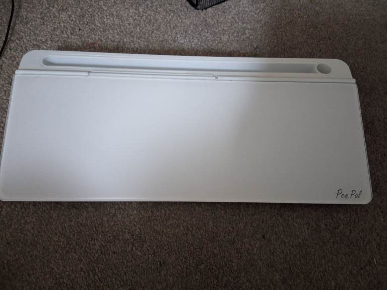 PenPal Dry Wipe Desk Whiteboard Glass Pad with Storage Compartment | Desk Organiser