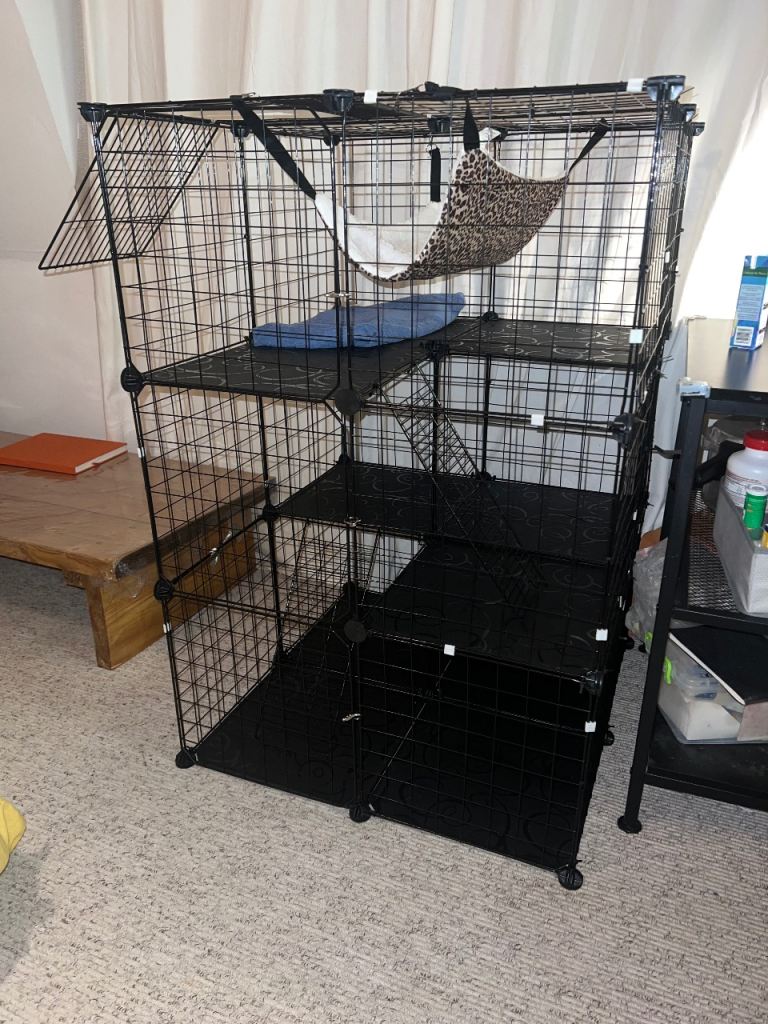 Durable 3-floor Pet Cage 