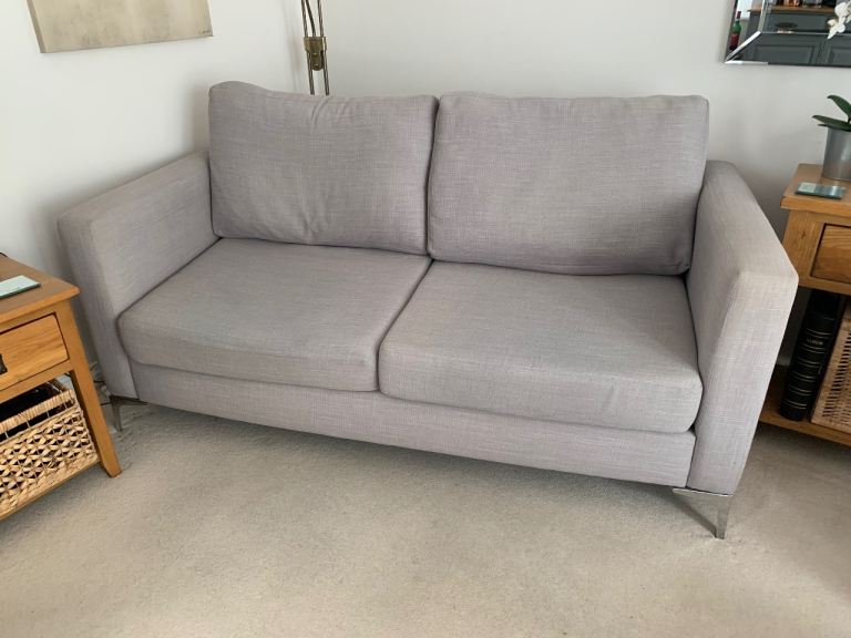 2 matching sofas and stool for sale vgc