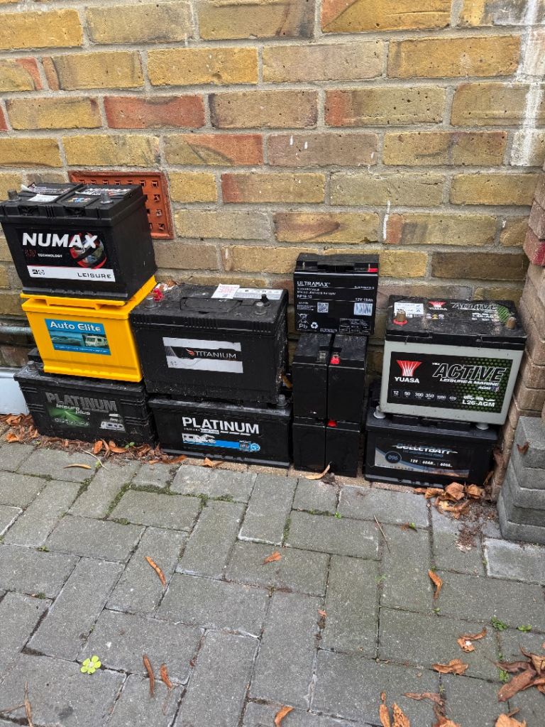 BUNDLE OF SCRAP BATTERIES 