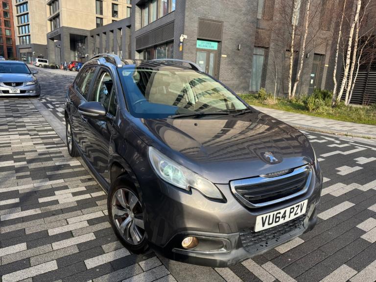 2014 PEUGEOT 2008 ACTIVE 1.2 VTI PETROL 5 SPEED MANUAL GREY 5dr MPV + £35 RD TAX
