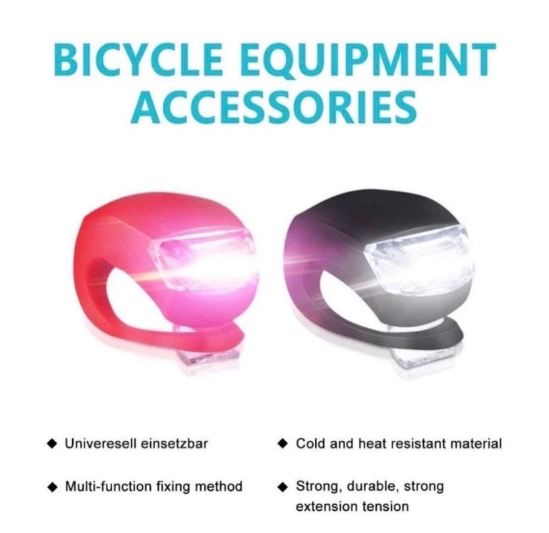 Chizea LED Bike Lights – Front & Rear (Red)