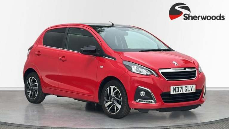 2021 Peugeot 108 1.0 Allure Hatchback 5dr Petrol Manual Euro 6 (s/s) (72 ps) Manual Hatchback Pet...